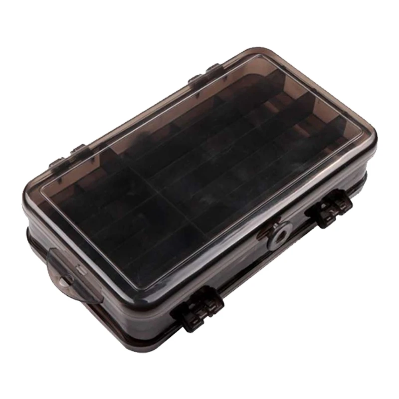 

Органайзер для рыболовных снастей, коробка для рыболовных крючков, прозрачная двухслойная пластиковая шкатулка для ювелирных изделий Орга...