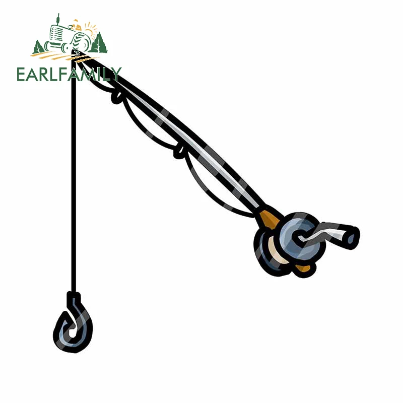 

EARLFAMILY 13 см x 12,9 см к удилищу автомобиля Стикеры Водонепроницаемый устойчивые к появлению царапин оконная наклейка на багажник лобовое стекл...