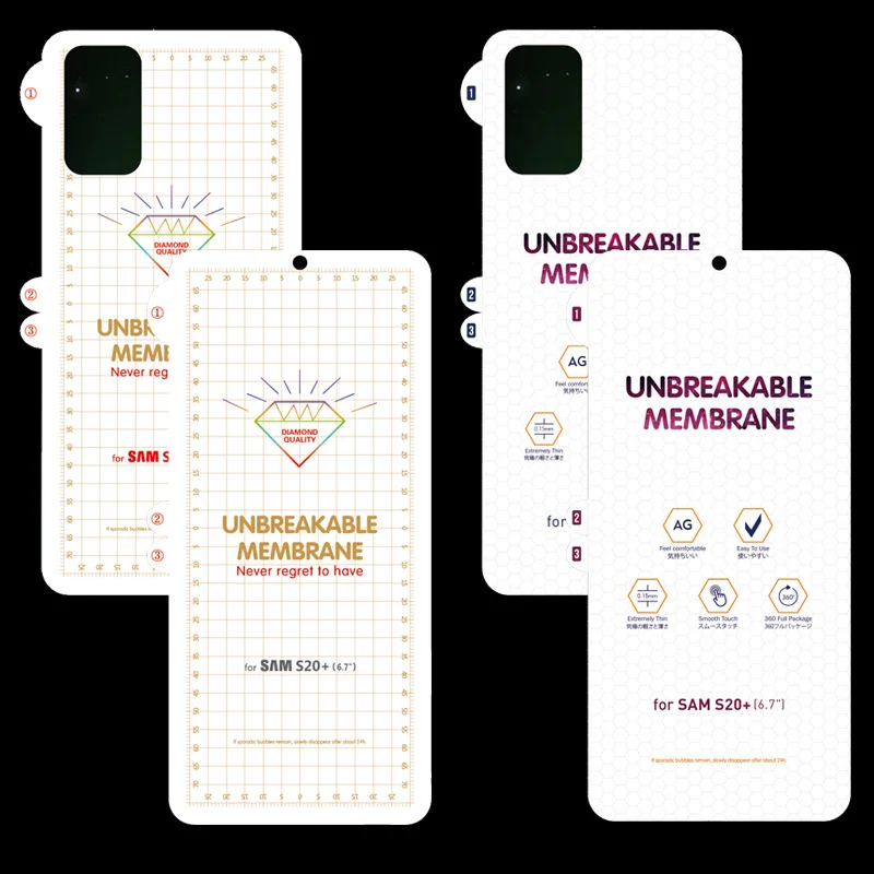 100 шт. для Samsung Note 10 Pro/S10 5G 3D полное покрытие мягкий гидрогель плёнки Galaxy протектор