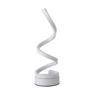 2019 Newest LED Spiral Table Lamp,Modern Curved Desk Bedside Lamp,Dimmable Warm White Light for Living Room and Bedroom 2019 Newest LED Spiral Table Lamp,Modern Curved Desk Bedside Lamp,Dimmable Warm White Light for Living Room and Bedroom