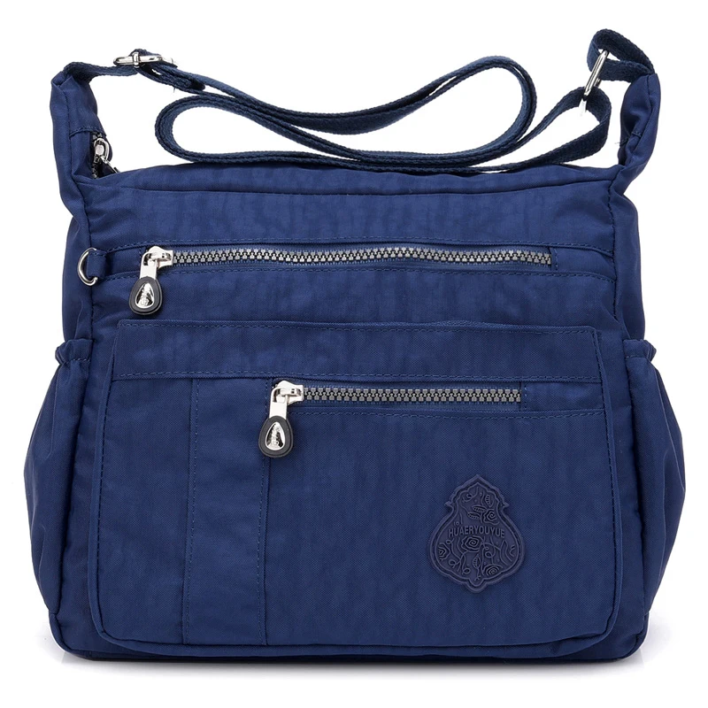 Navy Blue Новые женские сумки-мессенджеры для женщин, водонепроницаемые нейлоновые сумки, женские сумки через плечо, женские сумки через плечо - Цвет: Navy Blue