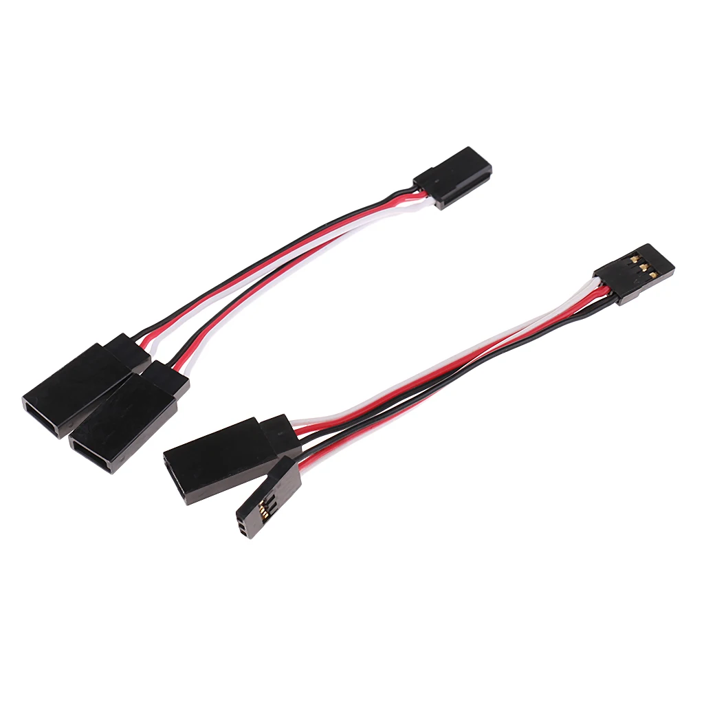 Фото 2 in 1 Y Shape Wire Harness Cable Male Female Connector 3Pins for RC Car ESC Игрушки и хобби 2 in 1 Y Shape Wire Harness Cable Male Female Connector 3Pins for RC Car ESC Игрушки и хобби