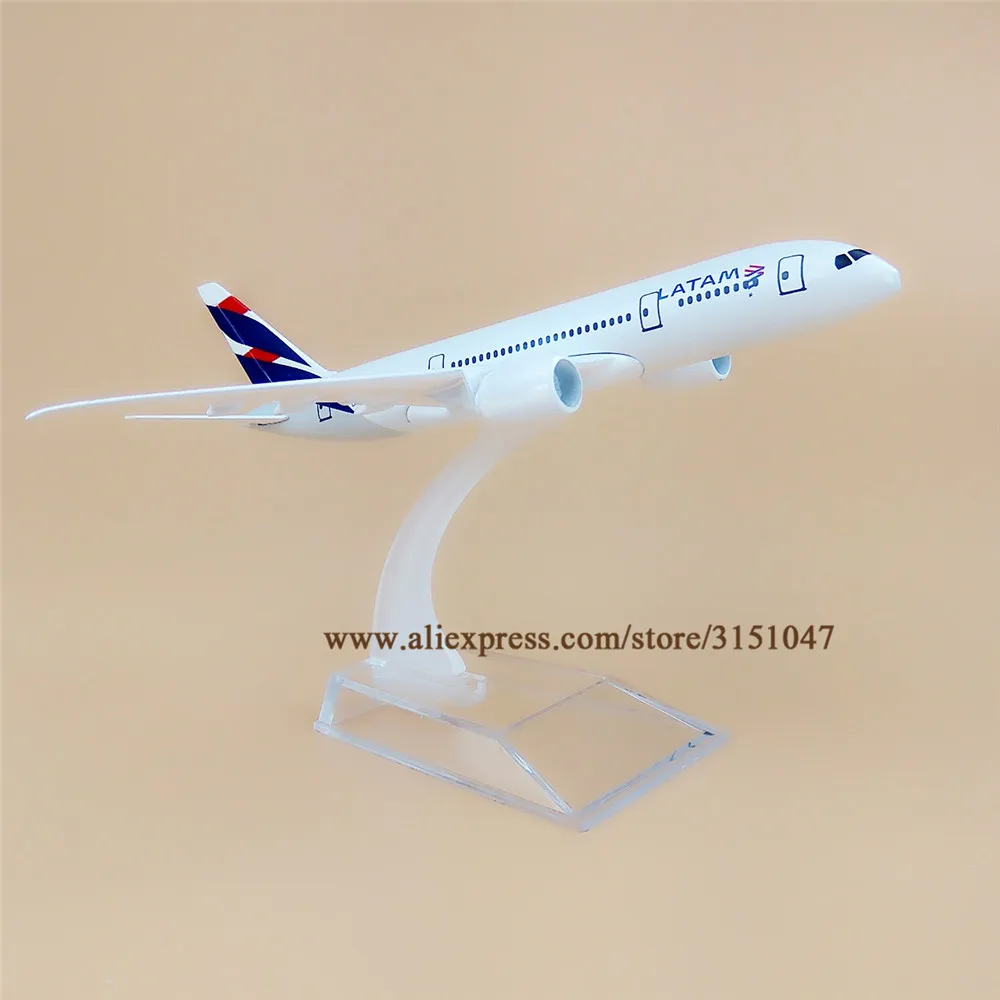 16 см сплав металла воздуха Чили латам авиалиний модель самолета Boeing 787 B787 с