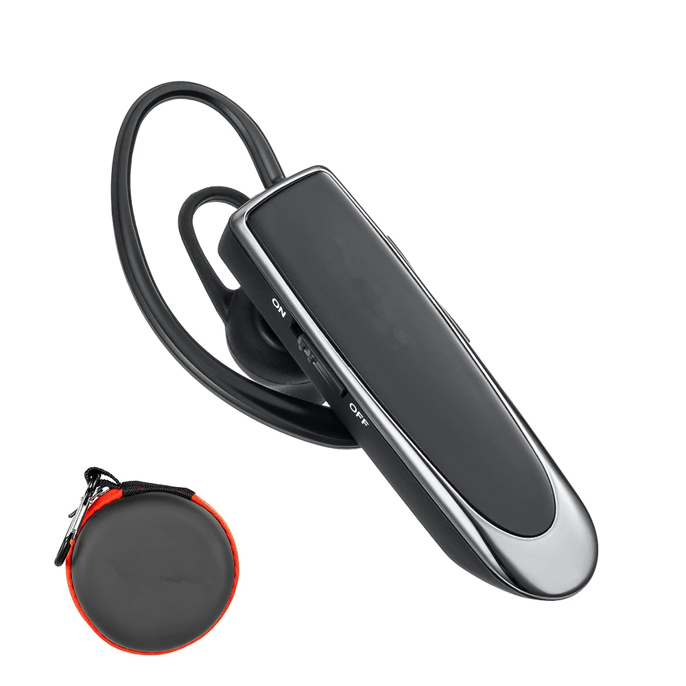 Беспроводные Bluetooth наушники, гарнитура Bluetooth, наушники-вкладыши с микрофоном, чехол для наушников для телефона, ПК