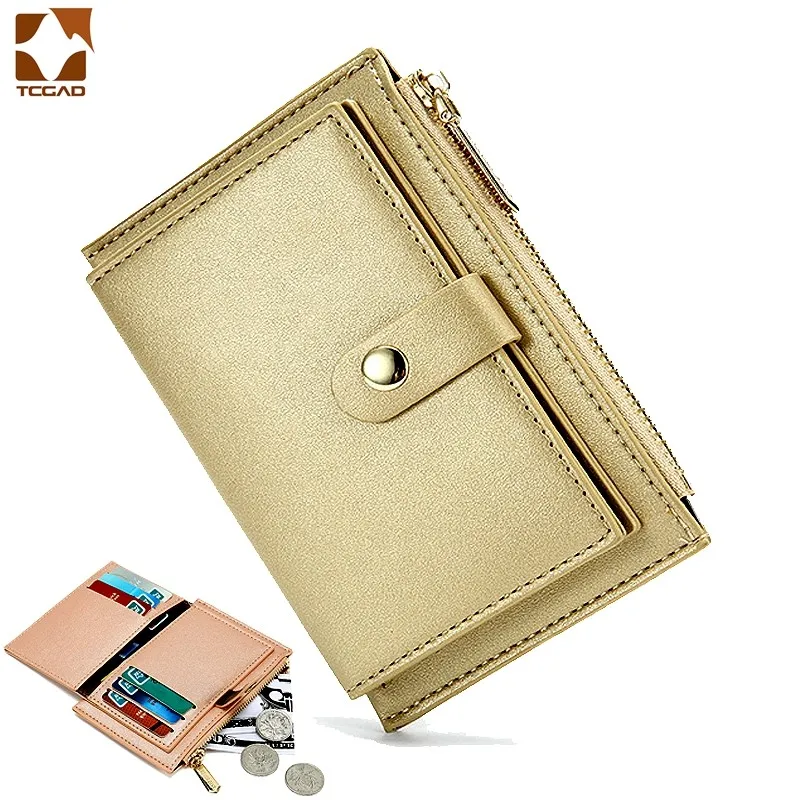 

designer Women Wallet With Zipper Coin Pocket Card Slots Female Wallets Ladies Purses Women's Short Carteras Portfel Damski