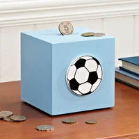 football savings pot money box money saver money jar mony box euro coin holder piggy bank large money boxes coins safe box money