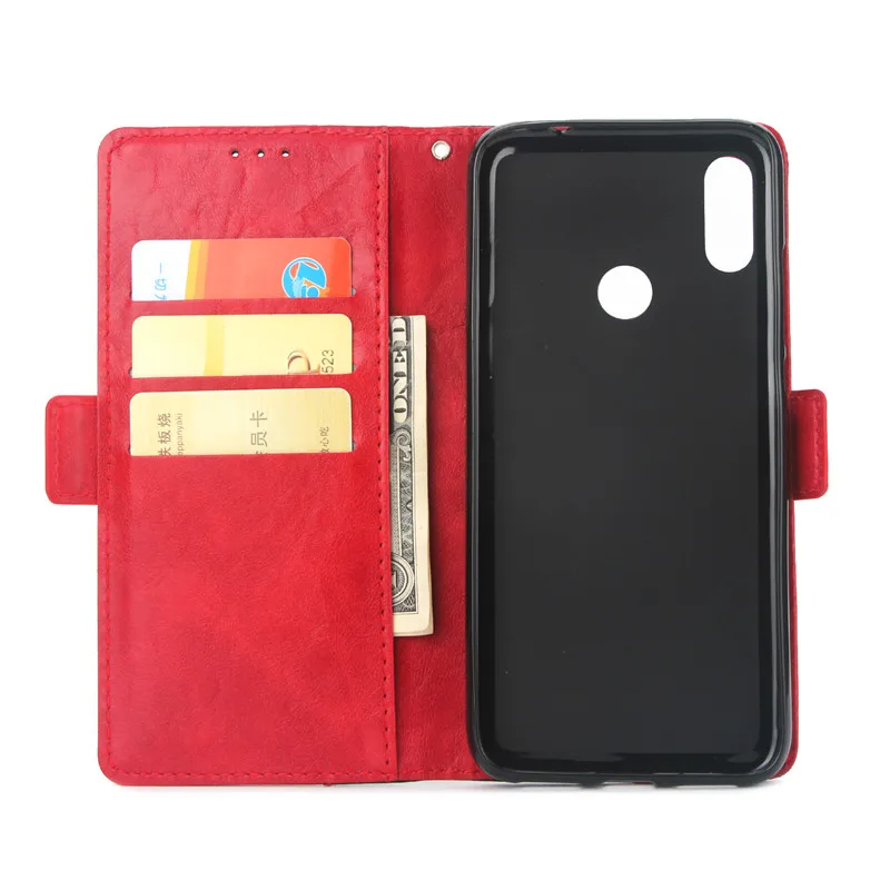 Coque Note 7 Pro, простой модный роскошный кожаный чехол с откидной крышкой для пар, для Xiaomi Redmi Note7Pro, чехол для карт, Celular