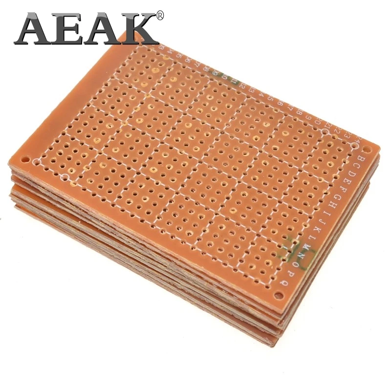 AEAK 10 шт. PCB 5*7 см 5*7 DIY Прототип бумага PCB Универсальный Эксперимент Матрица платы 5x7 см