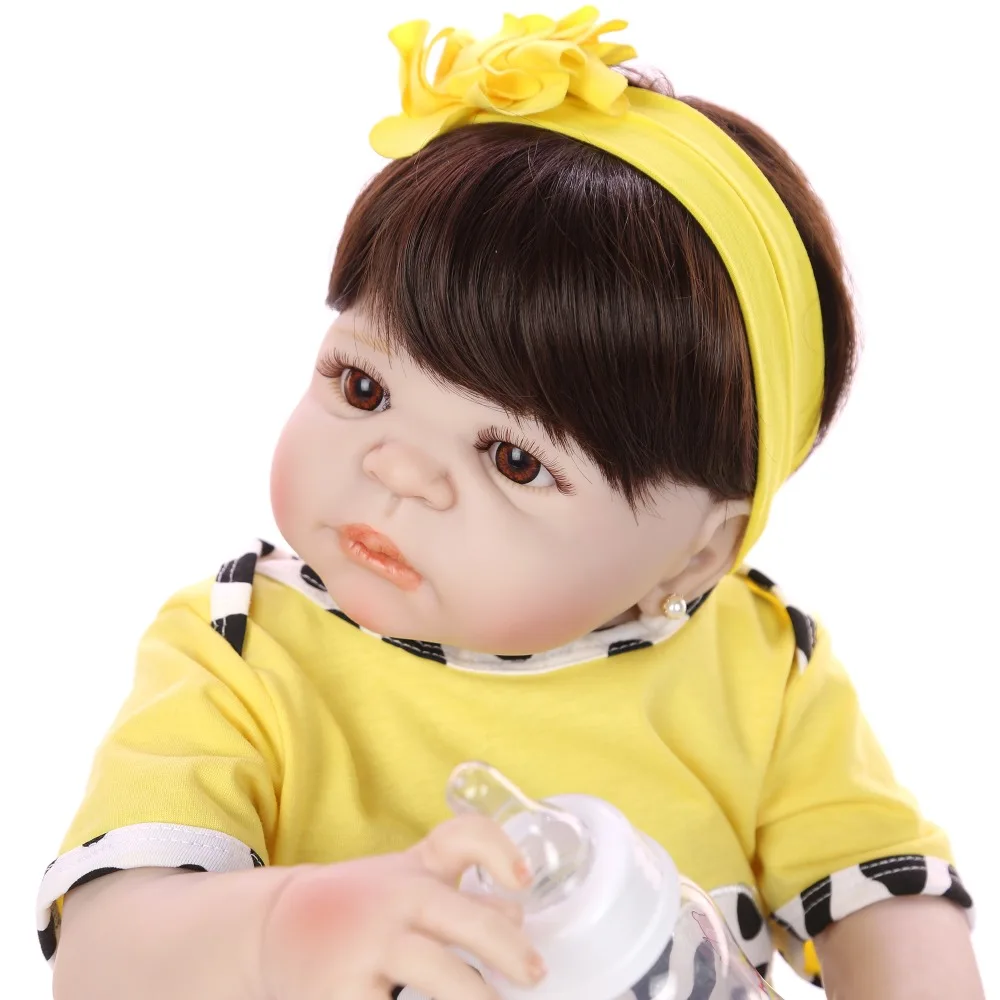 57 см Reborn Baby Dolls полное тело силикон 23 ''реалистичные дети кукла игрушка для малыша как настоящая Boneca возрожденная менина подарки