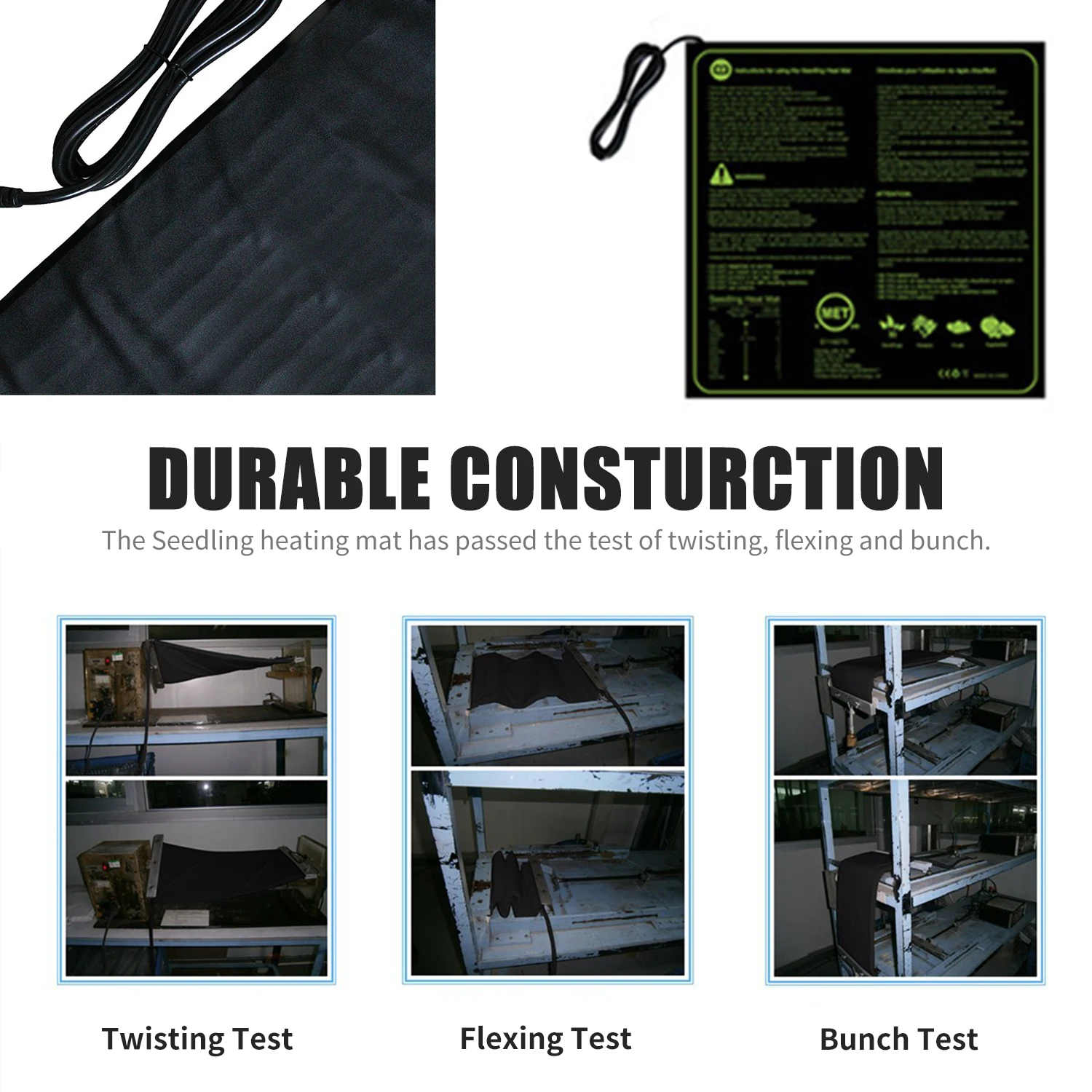 Стартовый коврик для рассады 45 Вт из США/ЕС/Великобритании выращивания семян