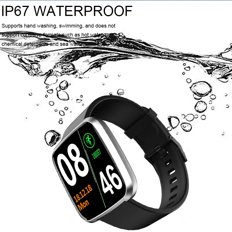 Женские Смарт-часы IP68 водонепроницаемые спортивные часы для Iphone Smartwatch