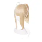 Парик для косплея из аниме Fate stay night saber Lily, светлые искусственные волосы с хвостом, для костюма на Хэллоуин, большой заказ