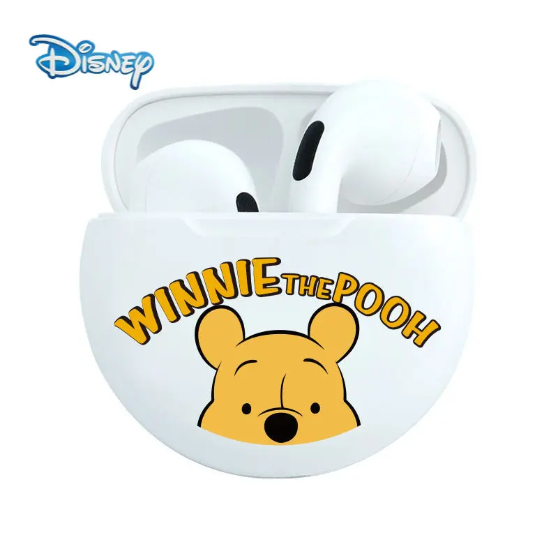 

TWS наушники Disney Winnie the Pooh 5,0, беспроводные наушники bluetooth, спортивные наушники-вкладыши, гарнитура с микрофоном и шумоподавлением