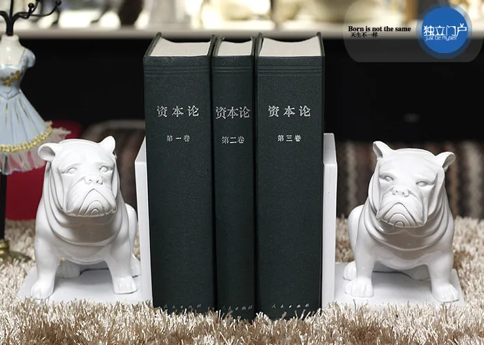 

Creative resin dog vintage statue home decor office study crafts room decoration objects Cane Corso dog bookend animal sculpture