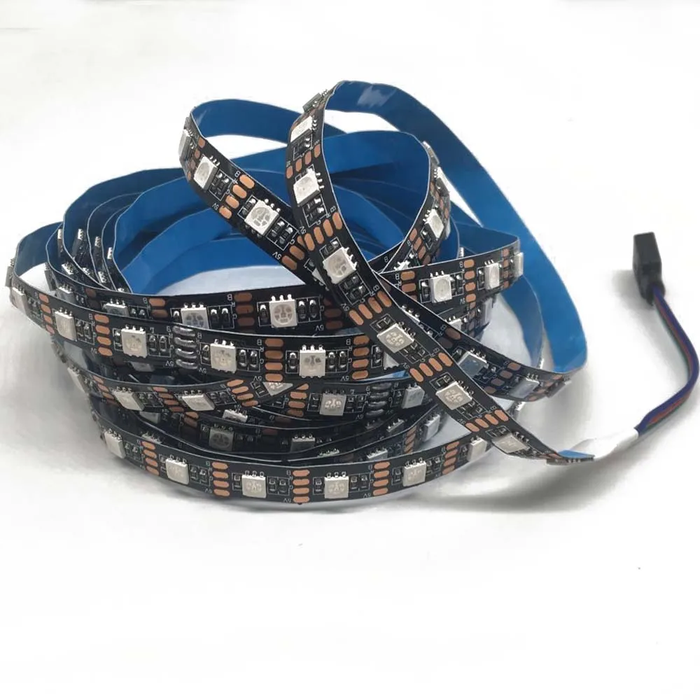 Светодиодная лента совместимая с Bluetooth USB 5 В RGB 5050 подсветка для телевизора 50 см 1 м