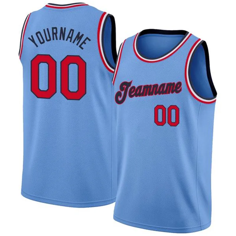 

Custom Round Neck Basketball Jersey Team Name/Number Breathable Training Athletic Shirts for Male/Lady/Kids