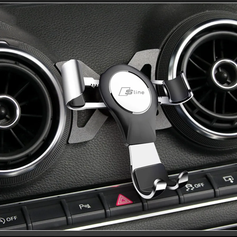 Алюминий 360 градусов с противовесным держателем подставка для Audi A3 S3 мобильный