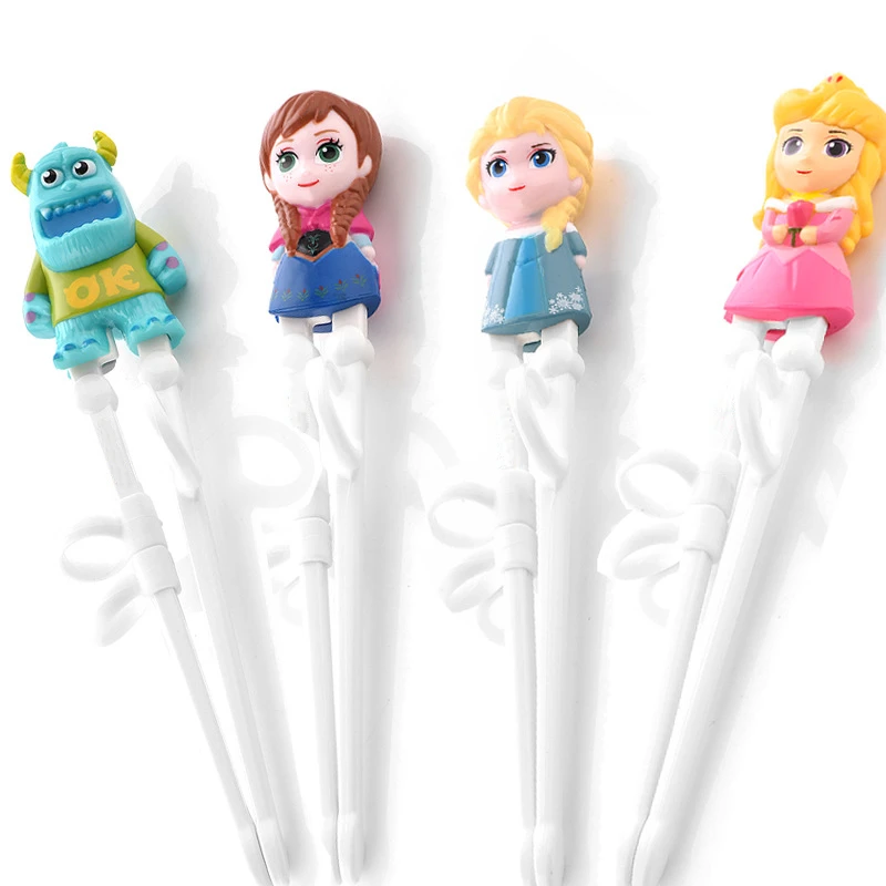 1 шт. детские палочки для еды с героями мультфильмов Детские Обучающие одна пара