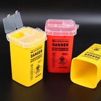 tattoo needle tip danger biohazard gathering barrel garbage bucket disposable needle trash container