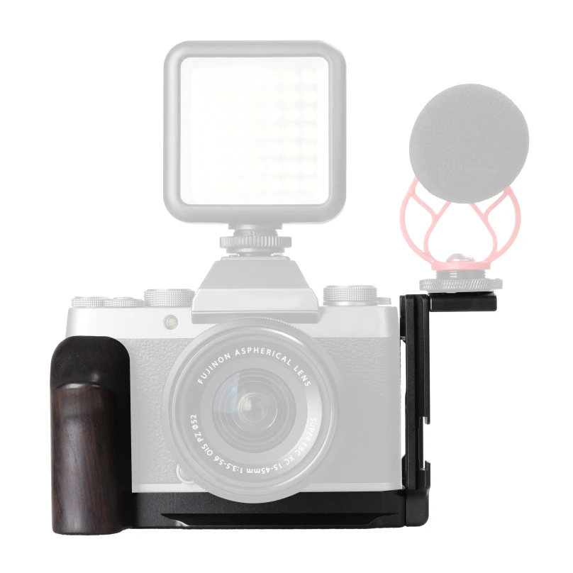 Кронштейн для камеры WEPOTO XT200 Grip металлическая L образная пластина быстросъемная