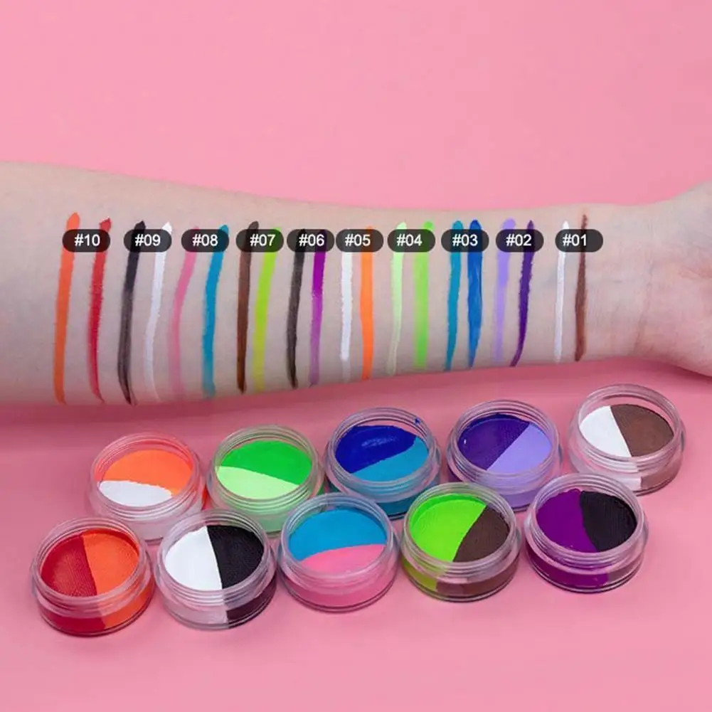 

Water-based Eyeliner Fluorescent Face Painting Rainbow Party Eyeliner Holiday Neon Eyeliner Supplies Water Cream Activated M1H0