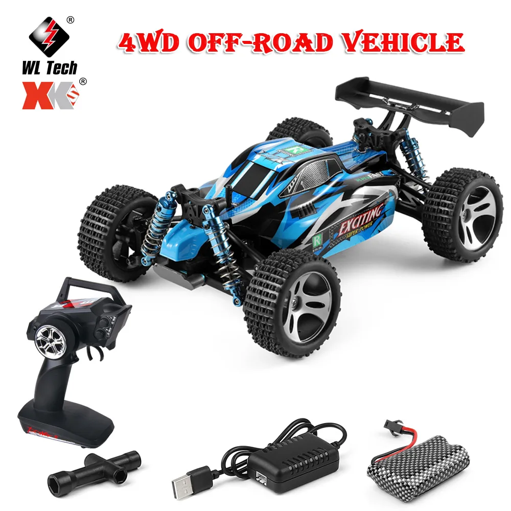 

Wltoys 184011 1/18 2.4G 4WD RC Car Vehicle Models Full Propotional Control High Speed 30km/h Remote Control off Road Drift