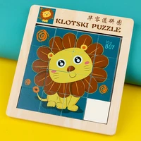 double sided number cute pattern jigsaw puzzle educational toys double sided wooden jigsaw intellectual development toy