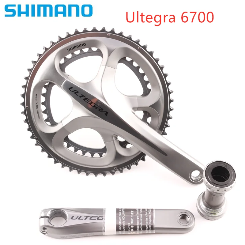 Shimano Ultegra 6700 10 скоростей Дорожный велосипед шатун 172,5 53 39t с кронштейном