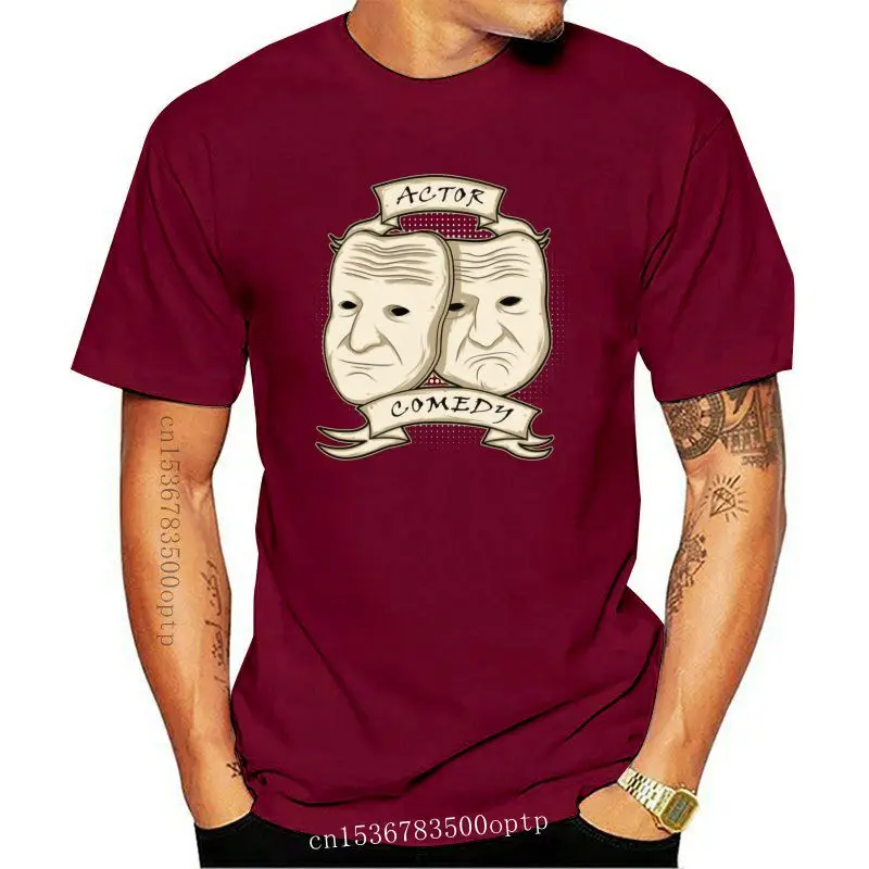 

Дизайнерская комедия футболка с актерами, Мужская футболка с круглым вырезом, летние топы, черные футболки, популярная хлопковая одежда с н...