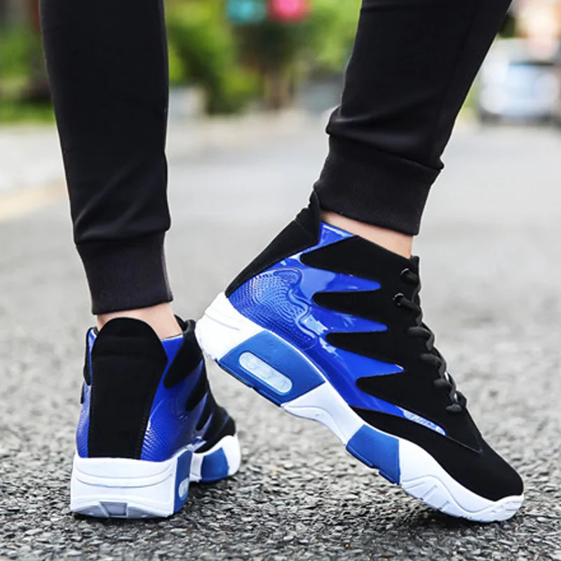 

Breathable Men Shoes Fashion Sneakers Men Casual Shoes High Top Sneakers 2019 New Outdoor Walking Shoes Tenis Trainers Footwear
