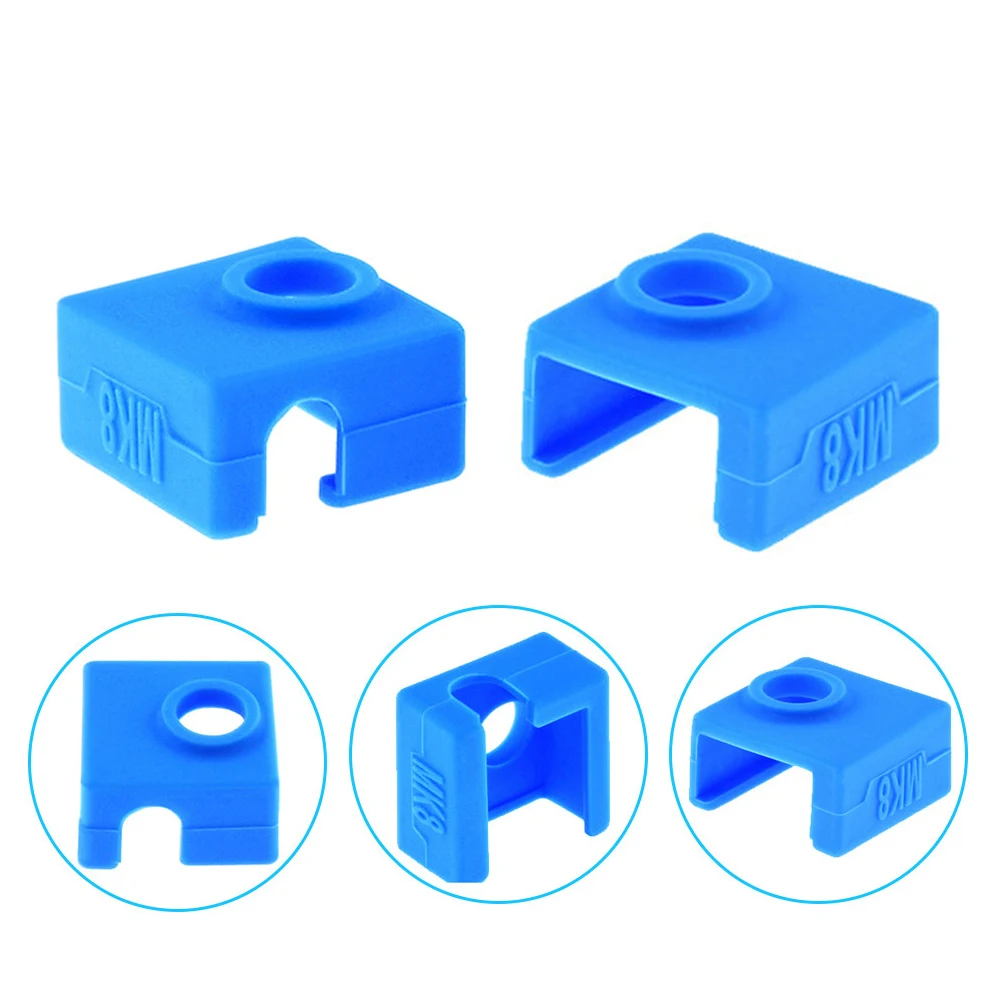 3D принтер MK8 защитный силиконовый чехол для носка нагревателя блока Creality CR-10 10S S4 S5