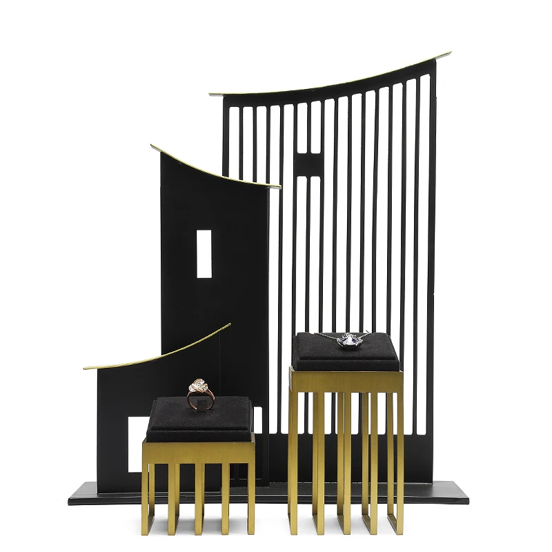 Роскошная Подставка для ювелирных изделий DIGU набор металлических черных