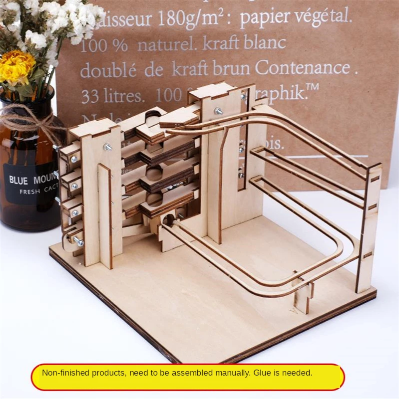 Обучающий набор для научных экспериментов с паром 3D деревянный мрамор Run Zuma