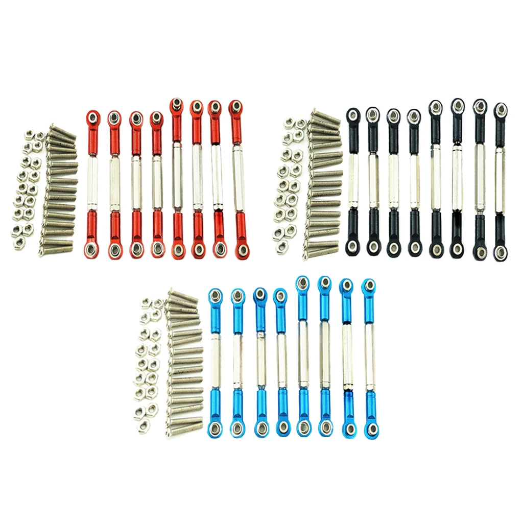 

8 Pieces Steering Linkage Pull Rods for 1/16 WPL Truck Accessory