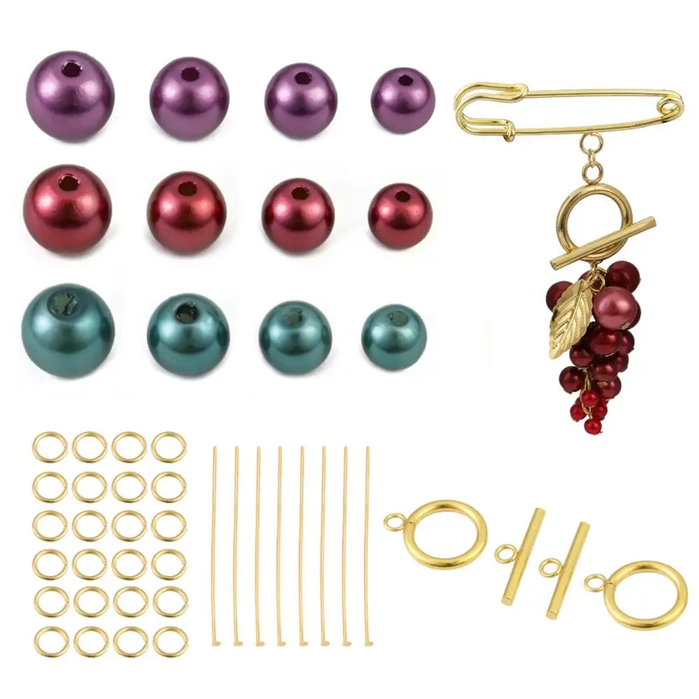 Mew сделай сам кристалл виноград броши для женщин Милая Красная фиолетовая