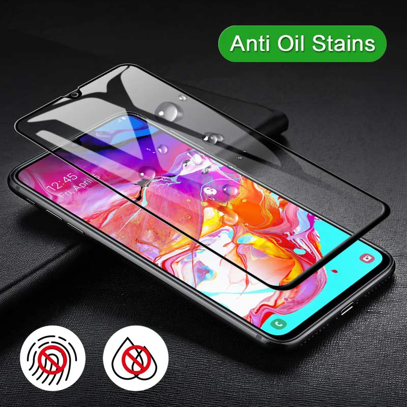 Защитная пленка для экрана Samsung Galaxy A71 A51 A70 A50 A40 A30 A2 Core M30S M20 A7 2018 полное покрытие из
