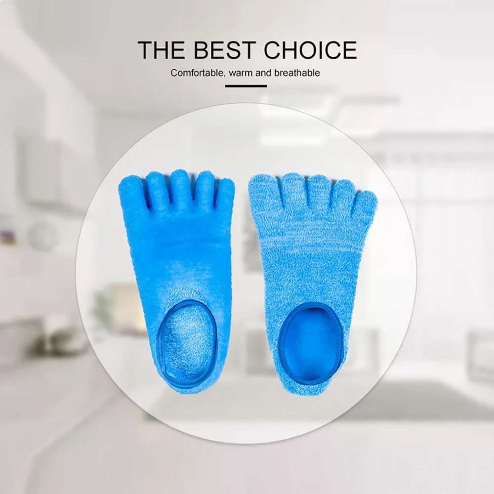 Спа гель увлажняющий 5Toe Sock Отшелушивающий сухой треснутый Мягкий Носок для ног Педикюр Жесткий протектор кожи пятки ремонт уход за ногами инструмент