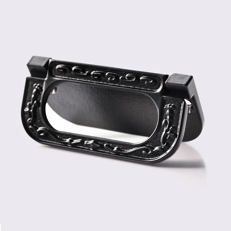 Цинковый сплав Современный добавьте ручки Кухня шкафа дверца ящик Скрытая Тянет