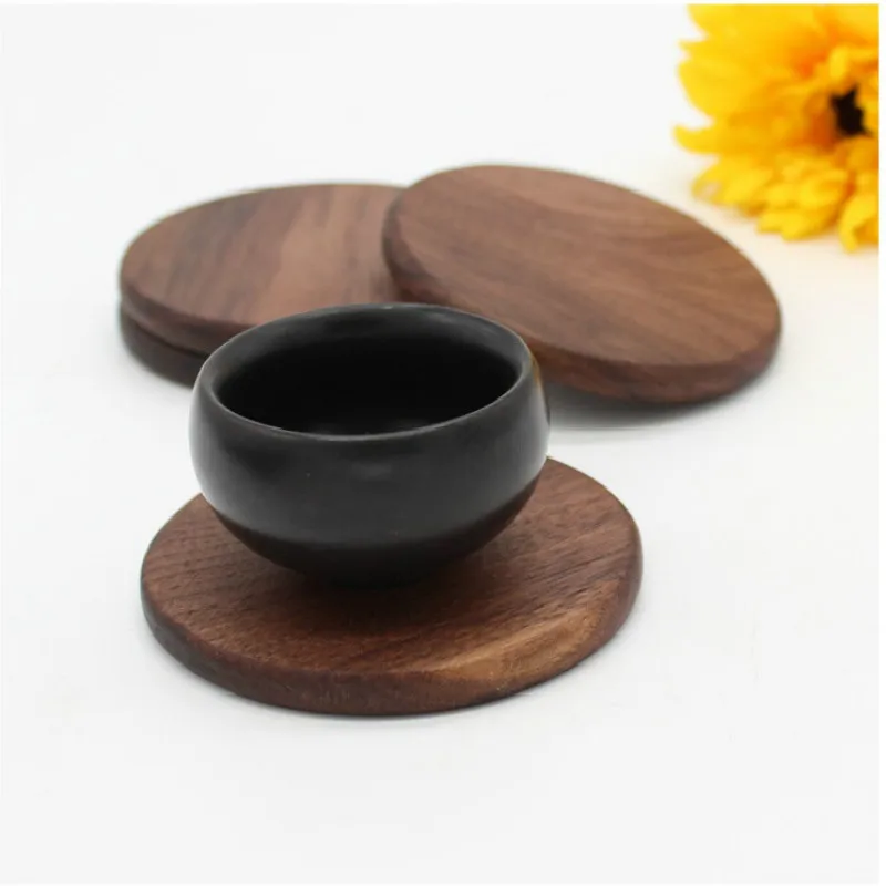 1 шт. простые натурального черного ореха кухонные подушки квадратные мини-поддон