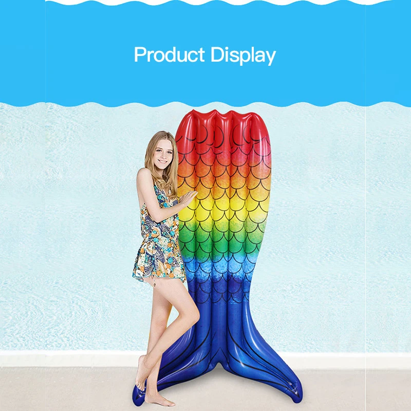 

Summer Inflatable Foldable Floating Row Swimming Pool Water Toy Mermaid Air Mattresses Bed Beach Water Sports Lounger Chair