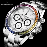 pagrne design mens mechanical watches pagrne design fashion mens watch 40mm color bezel top brand luxury clock sapphire glass