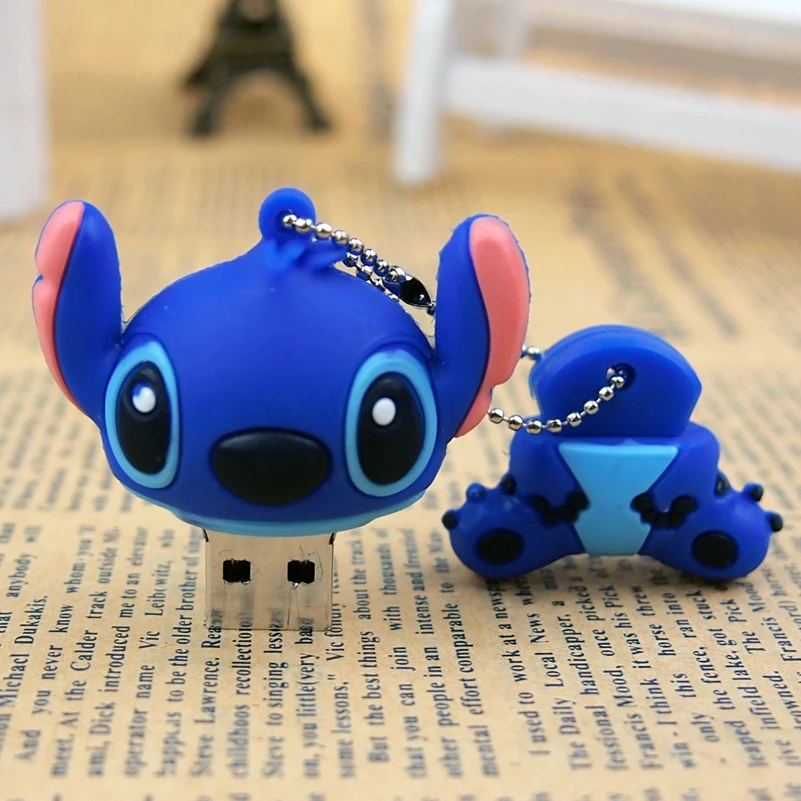 Синий мини USB флеш накопитель 128 МБ 32 Гб 64 ГБ анимированный 2 0|USB флэш-накопители| |