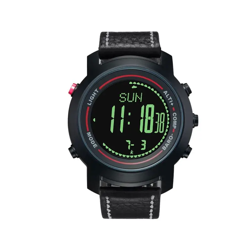 

equipment intelligent mountaineering multi-function altitude air pressure compass night light waterproof sports watch