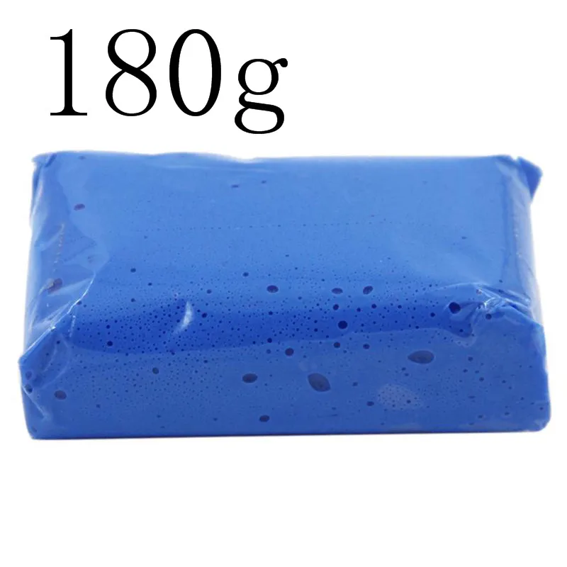 180g Автомобильный Стайлинг 100/180 г, автомобильный очиститель на основе глины, удаляет грязь, волшебный синий 100 г/180 г, чистящая щетка для автомобиля, уход за стиральной машиной - Цвет: 180g