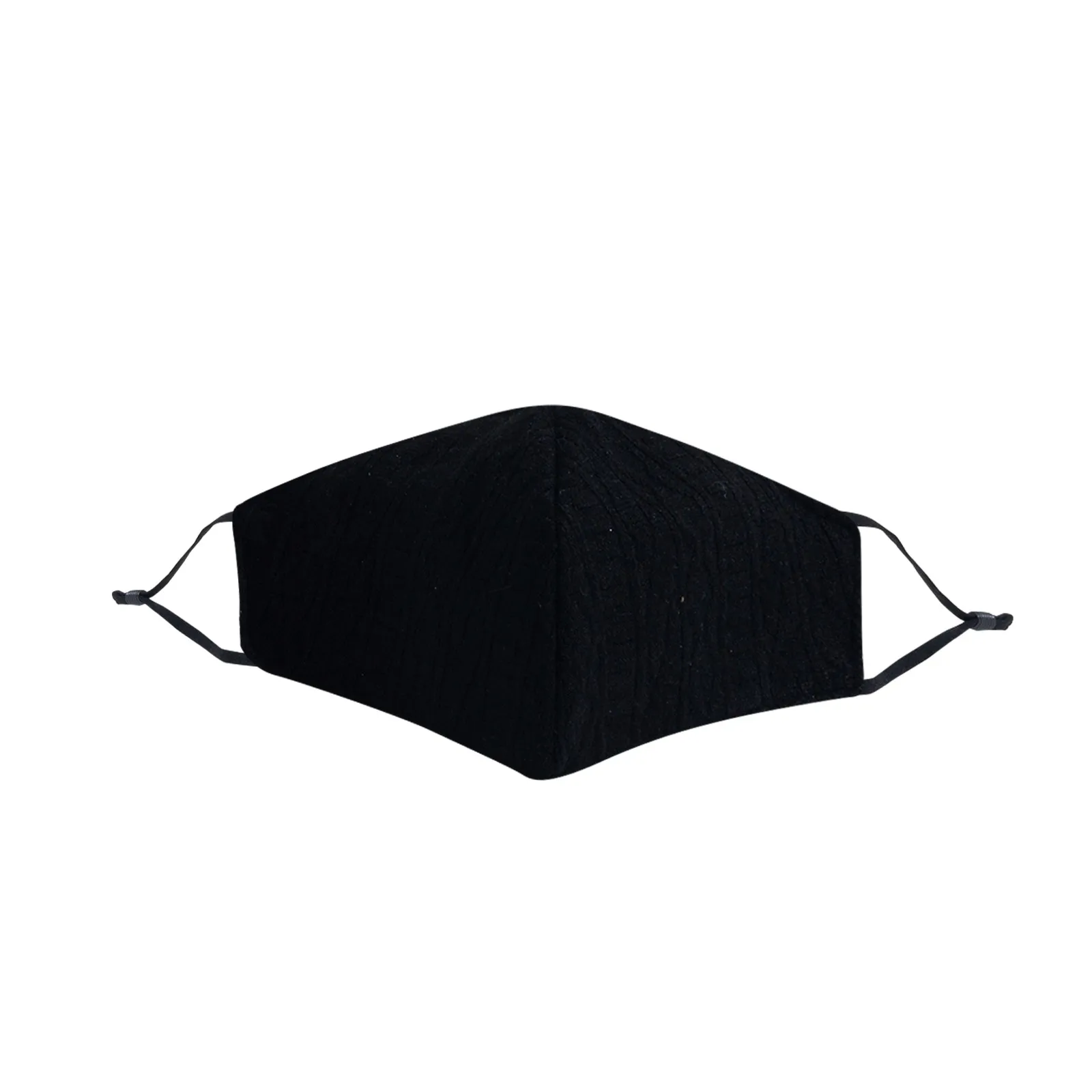 

Adult Mask Washable Reuse Knitting Warm Windproof Mouth Face Cover Foggy Haze Mask Keep Warm Solid Color Cotton Mask Masque