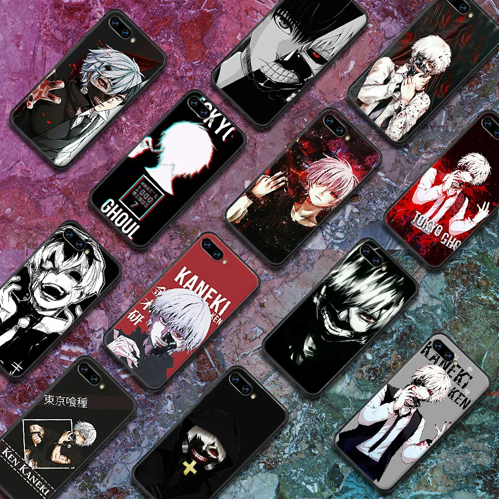 Анимэ Tokyo Ghoul чехол для телефона Корпус HUAWEI Честь 6A 7A 7C 8 8A 8S 8x9 9x10 10i 20 Lite рro черный