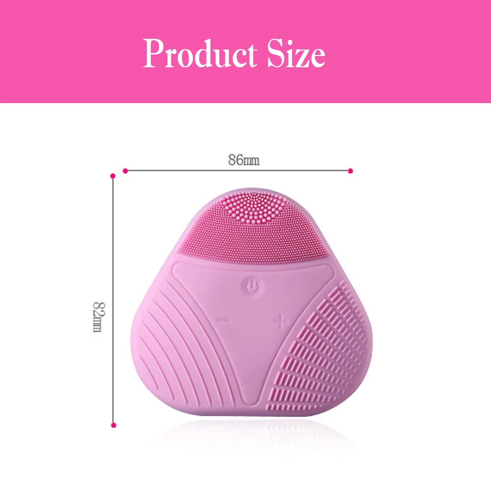 Многофункциональная электрическая силиконовая Очищающая щетка для лица