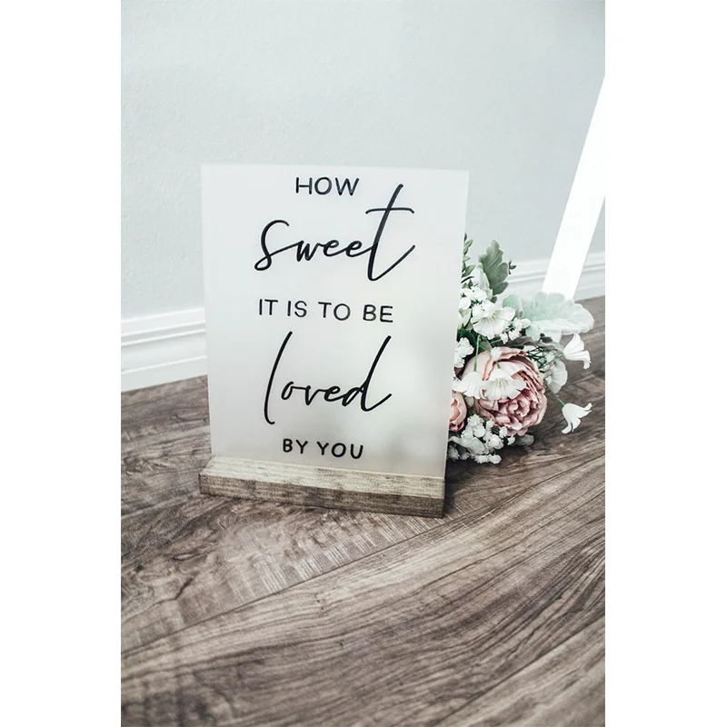 

How Sweet It Is To Be Loved By You Wedding Sign, Wedding Dessert Bar Sign, Wedding Dessert Sign, Wedding Treat Sign