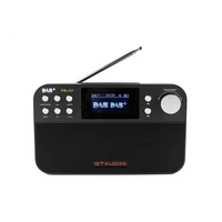 dr 103 pbluetooth fm transmitter dab dvb fm with 2 4 inch screen fm transmitter for radio station 2200mah portable fm radio