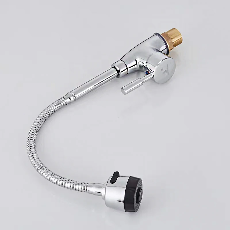 Смеситель для раковины в ванную комнату вращающийся на 360 градусов смеситель